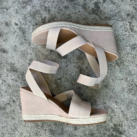 Caslon Libbie Wedge Espadrille Sandal, Beige, Size  10 - Picture 3 of 9